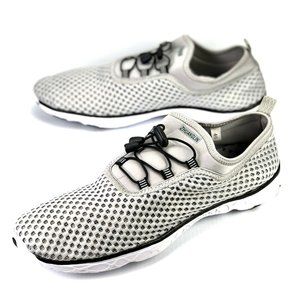 Zhuanglin Men's Quick Drying Aqua Water Shoes Gray Size EU 46 US 12